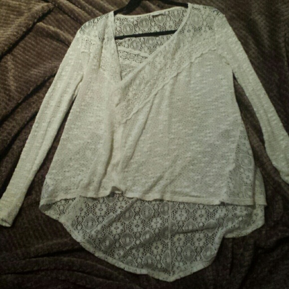 White lace cardigan - Picture 2 of 3